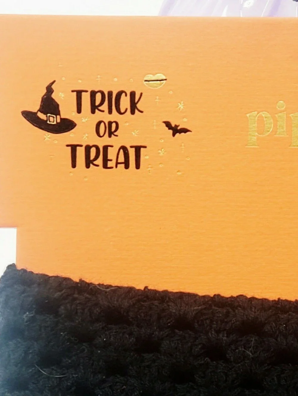Piper•K Bandana Bib or Neck Crocheted Halloween Festive Accessory
